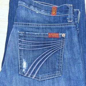 7FAMK Dojo trousers blue 7’s size 28